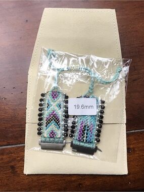 Cape Diablo Turquoise Purple Black Beaded Watch Bands